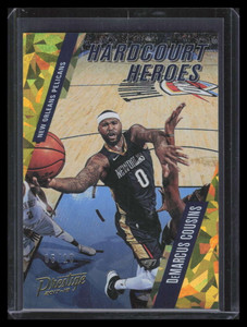 2017-18 Prestige Hardcourt Heroes Crystal Gold 18 DeMarcus Cousins 6/10