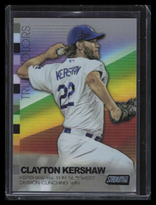 2015 Stadium Club True Colors Refractor TCACK Clayton Kershaw