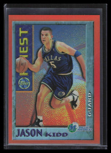 1995-96 Finest Mystery Bordered Refractor Test m9 Jason Kidd 150097