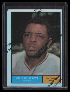 1997 Topps Mays Finest Refractor 14 Willie Mays 1961