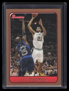 2006-07 Bowman Bronze 20 Tim Duncan 47/50