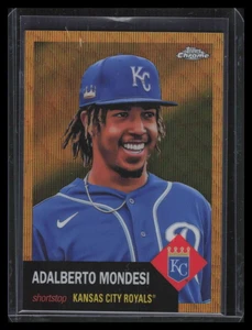 2022 Topps Chrome Platinum Gold Wave Refractor 102 Adalberto Mondesi 47/50