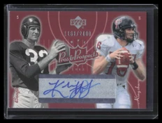 2003 Upper Deck Pros and Prospects 131 Baugh Kliff Kingsbury RC Auto 1168/2000