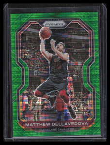 2020-21 Panini Prizm Prizms Green Pulsar Refractor 57 Matthew Dellavedova 24/25