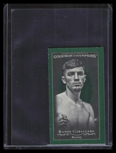 2016 Upper Deck Goodwin Champions Mini Cloth Lady Luck 140 Randy Caballero 2/25