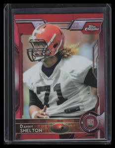 2015 Topps Chrome Red Refractor 131 Danny Shelton Rookie 21/25