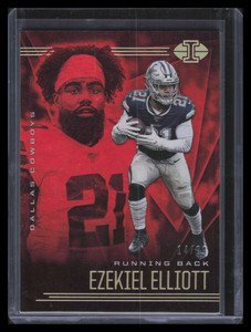 2020 Panini Illusions Red 60 Ezekiel Elliott 14/99