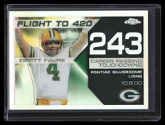 2008 Topps Chrome Flight to 420 Collection Refractor bf243 Brett Favre 68/199