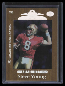 1999 Absolute SSD Coaches Collection Silver 92 Steve Young 152/500