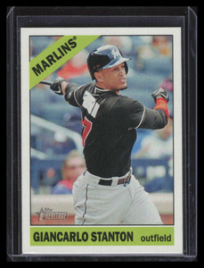 2015 Topps Heritage 426b Giancarlo Stanton Action SP