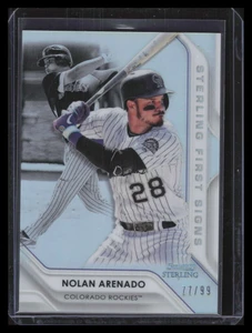 2020 Bowman Sterling Sterling First Signs SFSNA Nolan Arenado 77/99