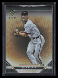 2021 Topps Triple Threads Gold 33 Cal Ripken Jr. 7/99