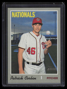 2019 Topps Heritage Traded Variations 530 Patrick Corbin SP