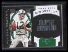 2020 Panini National Treasures Super Bowl Immortality 36 Joe Namath