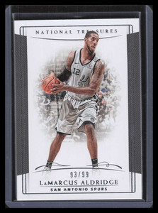 2018-19 Panini National Treasures 84 LaMarcus Aldridge 93/99