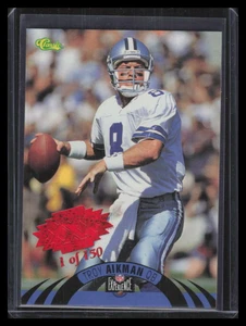 1996 Classic NFL Experience Super Bowl Red 8 Troy Aikman /150 150172