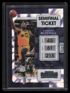 2021-22 Panini Contenders Semifinal Ticket 41 Donovan Mitchell 48/99