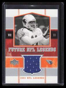 2004 Upper Deck Legends Future Legends FLLF Larry Fitzgerald Rookie Jersey