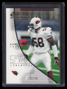 2004 SP Authentic Gold 131 Karlos Dansby Rookie 32/50
