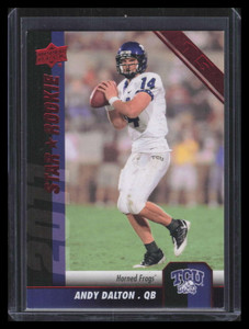 2011 Upper Deck 15 Stripe 71 Andy Dalton Rookie