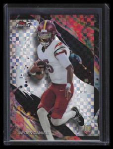 2024 Finest Checkerboard Refractor 167 Jayden Daniels Rookie Uncommon