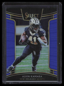 2018 Select Prizm Blue Refractor 42 Alvin Kamara 87/175