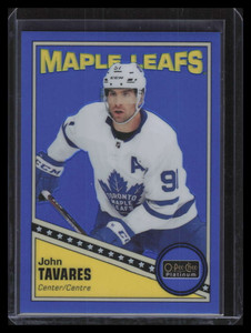2019-20 O-Pee-Chee Platinum Retro Rainbow Blue r13 John Tavares 116/149