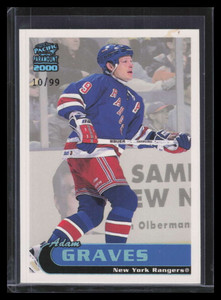 1999-00 Paramount Holographic Emerald 149 Adam Graves 10/99