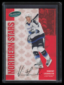 2005-06 Parkhurst Facsimile Auto Parallel 575 Vincent Lecavalier NS 81/100 Stars