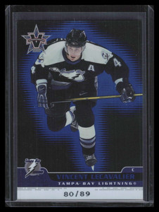 2001-02 Vanguard Blue 89 Vincent Lecavalier 80/89