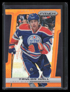 2013-14 Panini Prizm Prizms Orange Die Cut Refractor 140 Taylor Hall 45/50