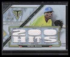2021 Topps Triple Threads Relics ttrrd4 Rafael Devers Jersey 6/36