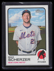 2022 Topps Heritage Team Color Swap Variations 641 Max Scherzer SP