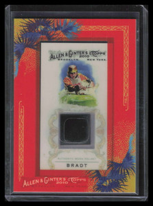 2010 Topps Allen and Ginter Relics TB Tyler Bradt Helmet Relic