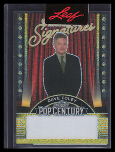 2023 Leaf Metal Pop Century Stand Up Signatures Unsigned Proof Dave Foley 1/1