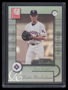 2001 Donruss Elite 232 Justin Duchscherer XRC Rookie 317/423 /1000