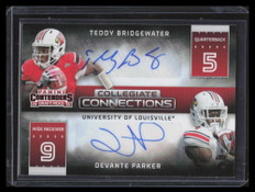 2015 Panini Contenders Collegiate Connections Bridgewater Parker Dual Auto /50