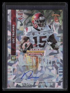2015 Panini Contenders Draft Cracked Ice 198 Nelson Agholor Rookie Auto 17/23