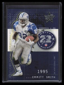 2002 Leaf Rookies and Stars Run With History rh6 Emmitt Smith 638/1773