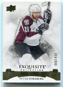 2015-16 Exquisite Collection 42 Peter Forsberg 8/499