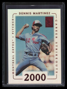 2002 Topps Tribute Lasting Impressions 69 Dennis Martinez 76/98