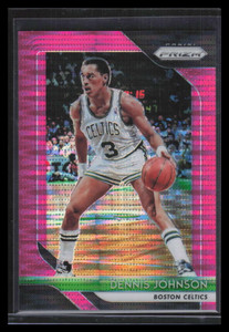 2018-19 Panini Prizm Prizms Pink Pulsar Refractor 245 Dennis Johnson 32/42