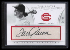 2015 Panini National Treasures Collegiate Treasured Cut 41 Tom Seaver Auto 24/30