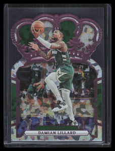 2023-24 Crown Royale Crystal Pink 25 Damian Lillard 36/75