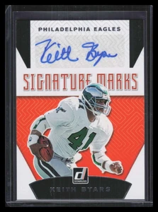 2019 Donruss Signature Marks 8 Keith Byars Auto