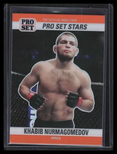 2021 Leaf Pro Set Stars Metal Rainbow Orange 3 Khabib Nurmagomedov 7/7