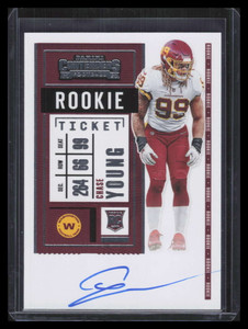 2020 Panini Contenders 102b Chase Young Rookie Auto SP /200