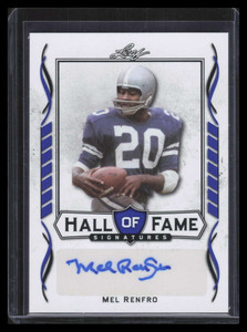 2021 Leaf Signature Series HOF Autographs Blue hofmr1 Mel Renfro Auto