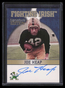 2003 TK Legacy Notre Dame Fighting Irish Autographs fi4 Joe Heap Auto