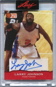 2022 Leaf Pro Set psalj1 Larry Johnson Auto